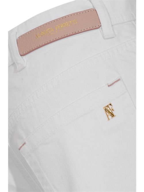 Pantalone in denim di cotone a gamba larga ALBERTA FERRETTI | U0305 16310002